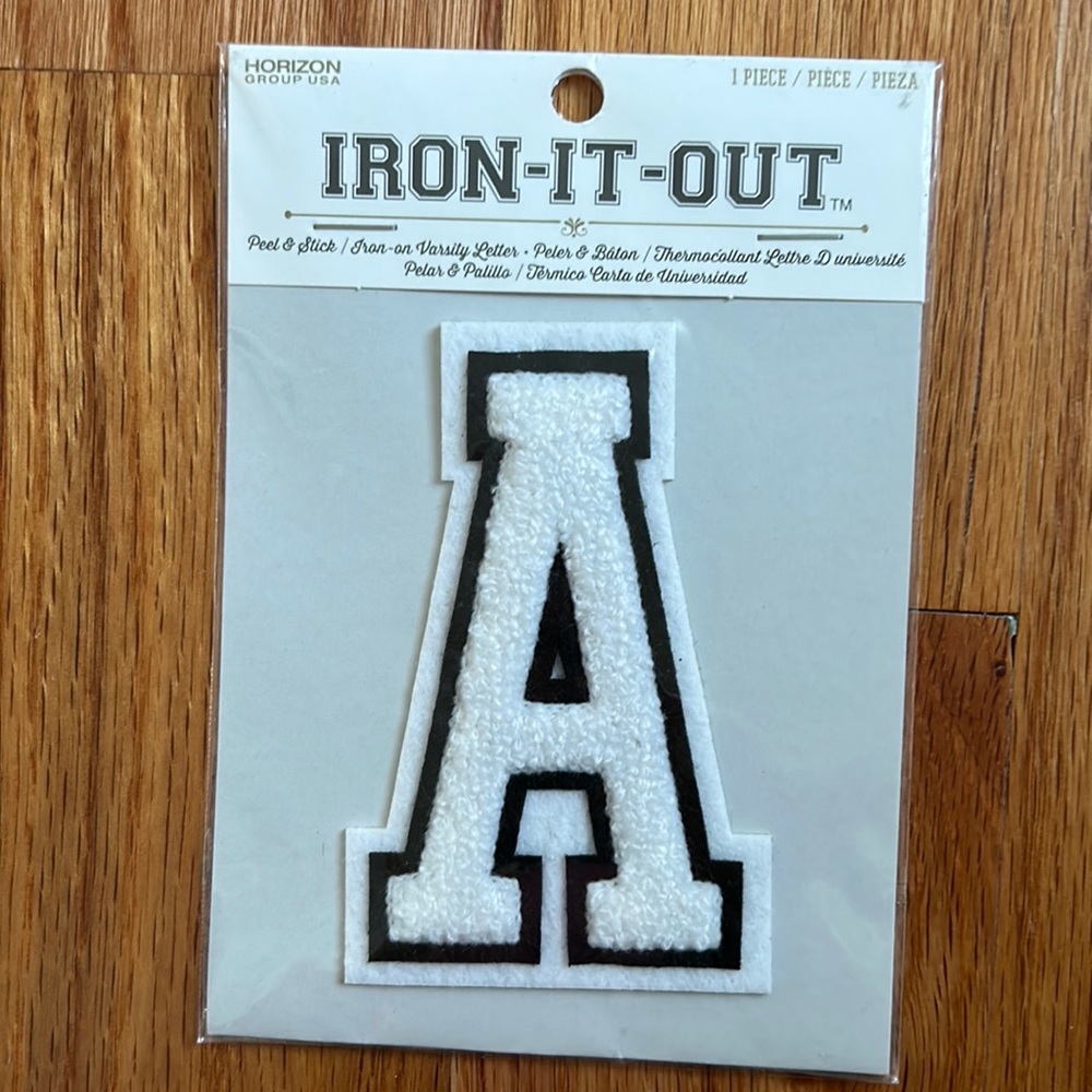 Iron-it-out  |  letter A